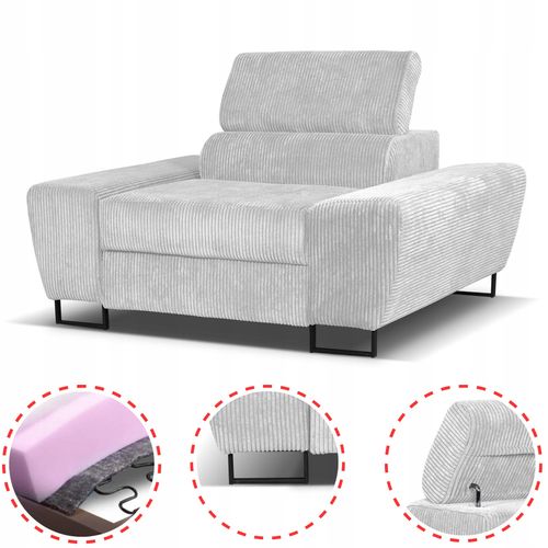 Zestaw mebli wypoczynkowych salonu Savio Sofa 2os fotele beż Family Meble na Arena.pl