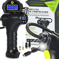 KOMPRESOR BEZPRZEWODOWY POMPKA ELEKTRYCZNA DO KÓŁ SPRĘŻARKA PISTOLET 150PSI