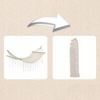 HAMAK OGRODOWY TURYSTYCZNY BOHO MOCNY DWUOSOBOWY 200x100cm 150kg + TORBA