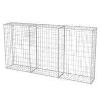 Kosz gabionowy, stal galwanizowana, 200x30x100 cm