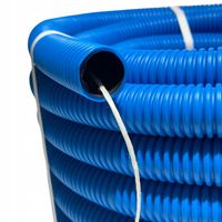 RURA KARBOWANA PESZEL 40/32 50M DO ZIEMI AROT NIEBIESKI Z PILOTEM