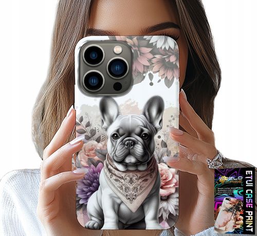 ETUI DO IPHONE 14 PRO - BULDOG BULDOGI PIESKI RASY PSÓW PLECKI na Arena.pl