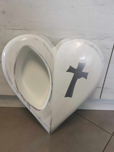 Stroik na grób cmentarz Kompozycja nagrobna funeralna SERCE Krzyż na Arena.pl