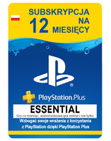 Playstation Plus - Essential - 12 miesięcy PS5 PS4 PS3 PSP Vita PSN