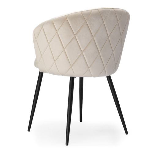 Krzesło HAMPTON VELVET beżowe na Arena.pl