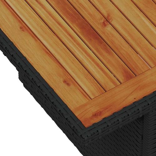 Zestaw Sof na Ogród z poduszką 7 pcs Czarny na Arena.pl