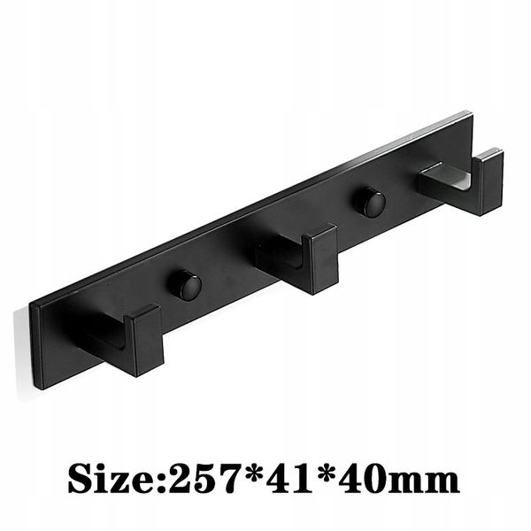 Panel Haczyki Wieszak Mocny Naścienny Czarny Loft zdjęcie 9