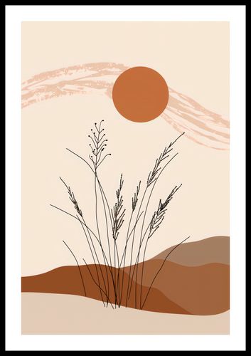 Plakat 40x60cm Złote Źdźbła na Arena.pl