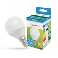 Żarówka LED kulka E14 230V 4W zimna CW WOJ13031 SPECTRUM