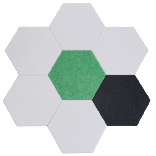 Panele Ścienne Filcowe 3D Heksagon Zagłówek Samoprzylepne Akustyczne Soft na Arena.pl