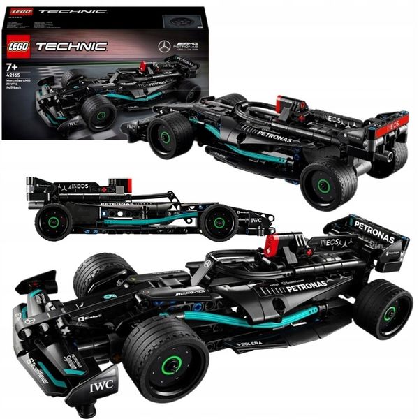 Lego Technic 42165 Samochód Mercedes AMG F1 W14 E Napęd Pull-back Auto zdjęcie 10