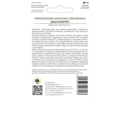 Nasiona, Prawdziwe nasiona ziemniaka na Arena.pl