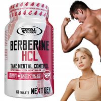 BERBERYNA HCL ODCHUDZANIE METABOLIZM Real Pharm Berberine HCL 60 tab
