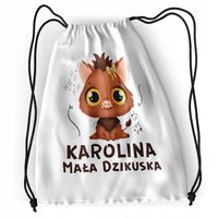 Plecak Sportowy Szkolny Dla Karoliny Córki Dziecka Z Nadrukiem Ze Zdjęciem