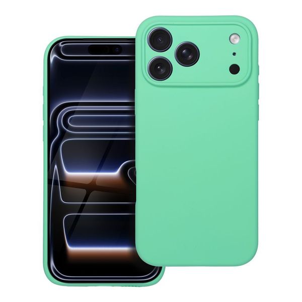 Futerał SILICONE 2mm do IPHONE 17 Pro Max miętowy zdjęcie 1