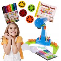 Projektor Rzutnik do Nauki Rysowania ze Slajdami Podświetlany Regulowany