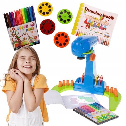 Projektor Rzutnik do Nauki Rysowania ze Slajdami Podświetlany Regulowany na Arena.pl