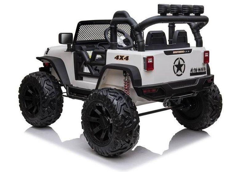 Auto na akumulator Jeep JC666 Biały zdjęcie 4