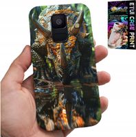 ETUI DO SAMSUNG A6 2018 - DINO DINOZAUR TRICERATOPSEM FUTERAŁ