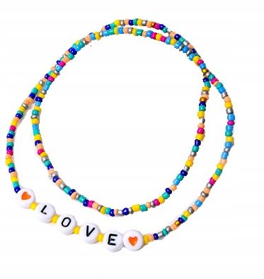 OGROMNY Zestaw do Robienia Biżuterii Bransoletek Literki Buźki Charmsy XXL na Arena.pl