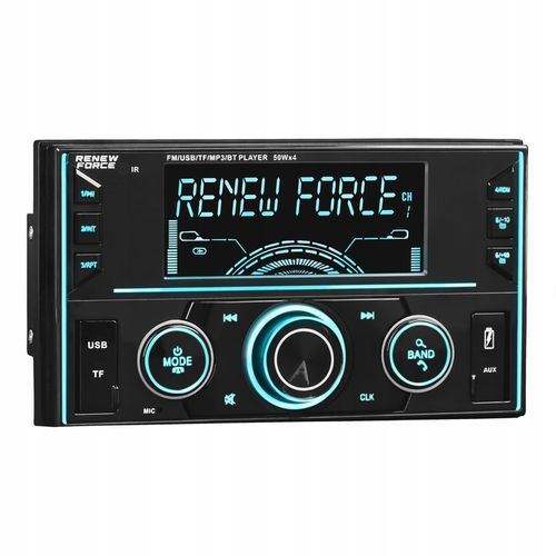 Radio Samochodowe Bluetooth 2-DIN USB SD MP3 RDS LCD AUX Pilot RGB Mikrofon na Arena.pl