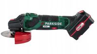Szlifierka kątowa Parkside akumulatorowa 20 V 125 mm z walizką