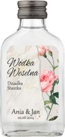 BUTELKA podziękowania nadruk personalizacja duży wybór wódka weselna 100szt