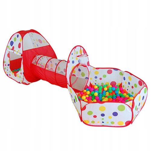 namiot biało czerwony z tunelem 16335 na Arena.pl