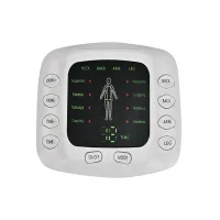 Elektrostymulator mięśni nerwów ems tens mocny zestaw z końcówkami