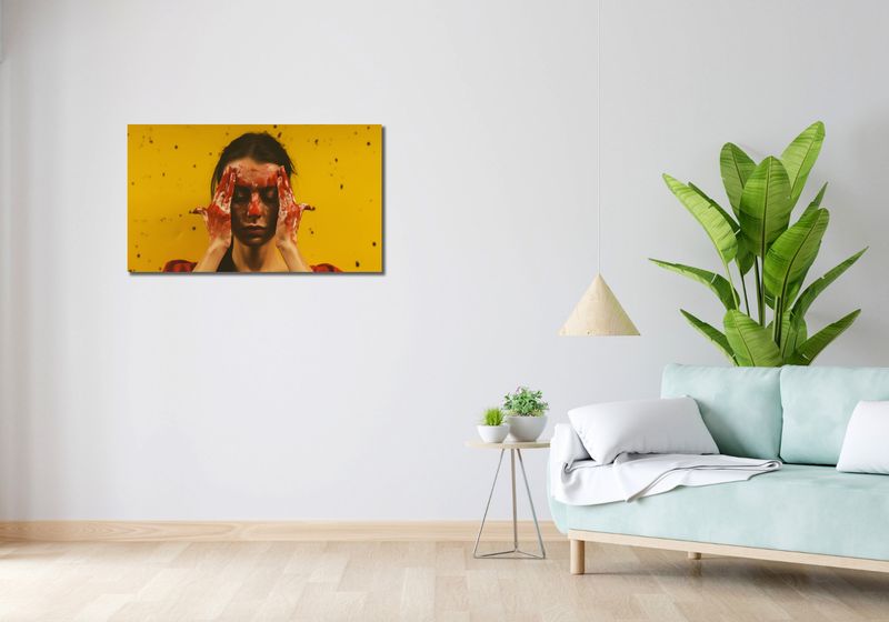 Obraz 90x50cm Dotyk Ekspresji Własnej zdjęcie 2