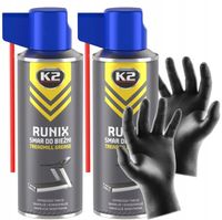 ZESTAW 2 X PROFESJONALNY SMAR SILIKONOWY DO BIEŻNI 2x400 ml K2 RUNIX