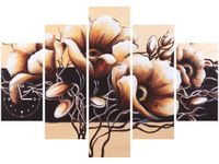 105CM 150CM ZEGAR 5 ELEM DOSTOJNE KWIATY DRUK OBRAZ