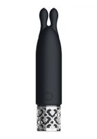 Twinkle   Rechargeable Silicone Bullet   Black