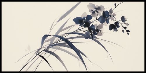 Plakat 91,3x44,5cm Orchidea w Sepii na Arena.pl