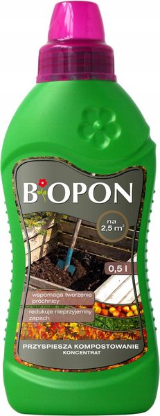 BIOPON Komposter w płynie 0,5L zdjęcie 1
