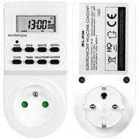 PROGRAMATOR CZASOWY ELEKTRONICZNY WŁĄCZNIK CYFROWY LCD WYŁĄCZNIK TIMER 7DNI