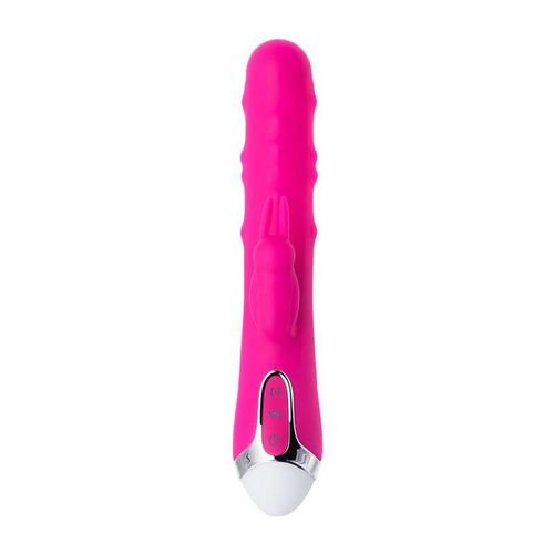 jos balle, vibrator with clitoral stimulator with moving balls, silicone na Arena.pl
