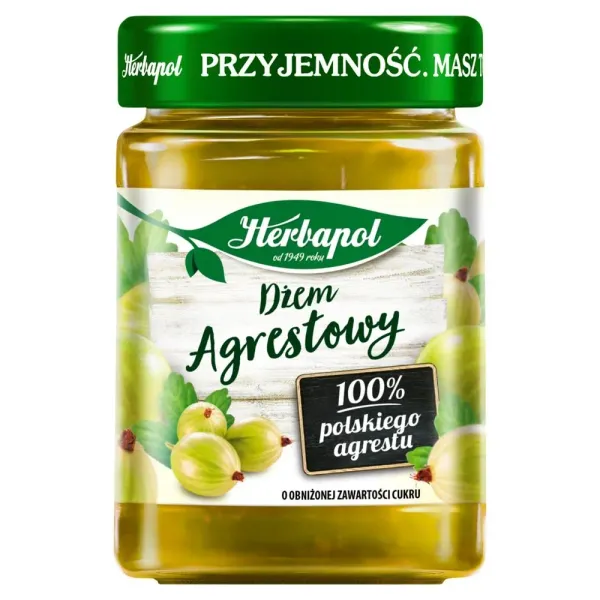 HERBAPOL DŻEM AGRESTOWY 280G zdjęcie 1