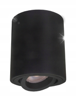 Oprawa natynkowa spot tuba Tulon czarna ruchoma na GU10 Light Prestige