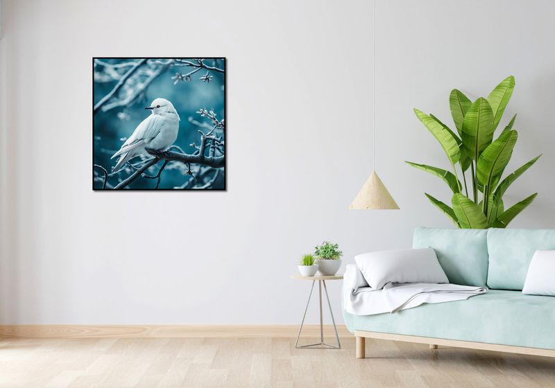 Plakat 80x80cm Perłowy Ptak zdjęcie 4