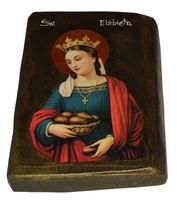 Ikona Święta Elżbieta patronka ubogich, wdów, sierot