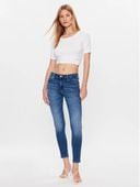 Guess Bluzka W3GI28 K68D2 Biały Boxy Fit M
