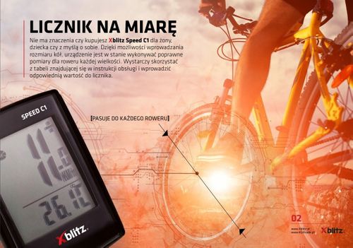 Licznik rowerowy Xblitz SPEED C1 na Arena.pl