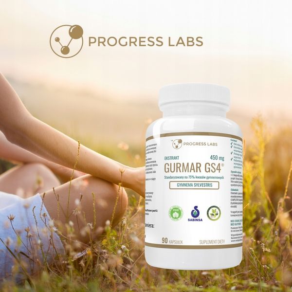 Gurmar GS4 Ekstrakt 75% ZMNIEJSZA APETYT 90kap zdjęcie 5