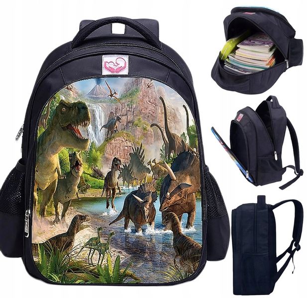 PLECAK DO PRZEDSZKOLA Z DINOZAURAMI JURA DLA CHŁOPCA WYCIECZKOWY PLECACZEK zdjęcie 1