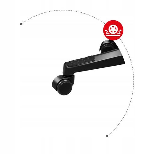 Fotel gamingowy gracza PODNÓŻEK regulowane oparcie HUZARO Force 4.7 Carbon na Arena.pl