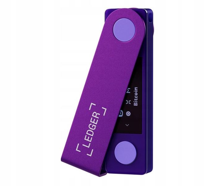 Portfel kryptowalut Ledger Nano X amethyst purple zdjęcie 1