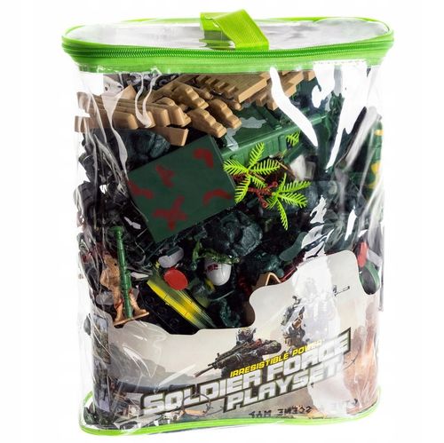 Baza Wojskowa Żołnierzyki Duży Zestaw Armia Figurki Czołgi Samoloty 300el. na Arena.pl