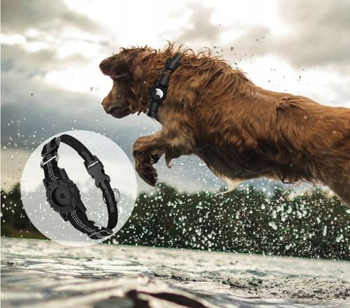 Obroża Uchwyt na Apple Airtag Dla Psa Kota Psów - S GRAY na Arena.pl