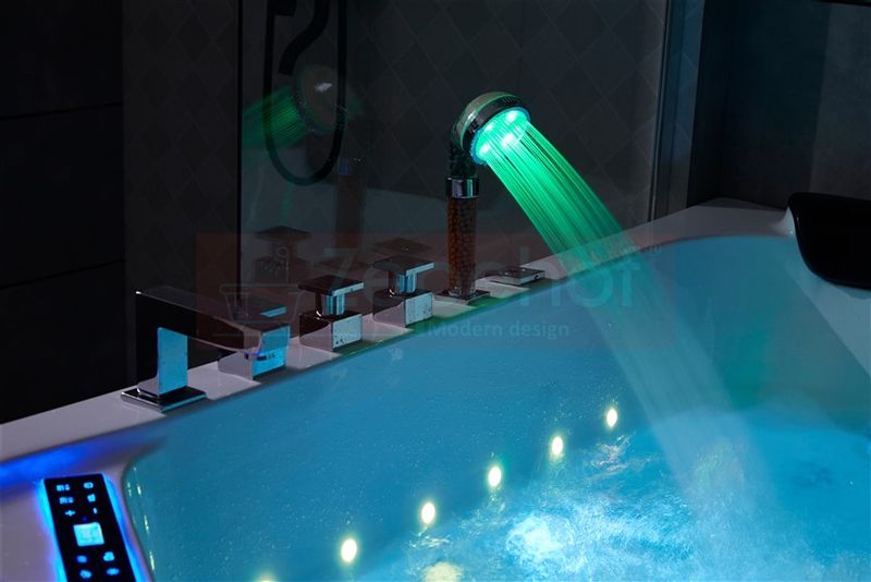 WANNA NAROŻNA Z HYDROMASAŻEM 150x150 MOCNE 2 POMPY GRZAŁKA zdjęcie 13